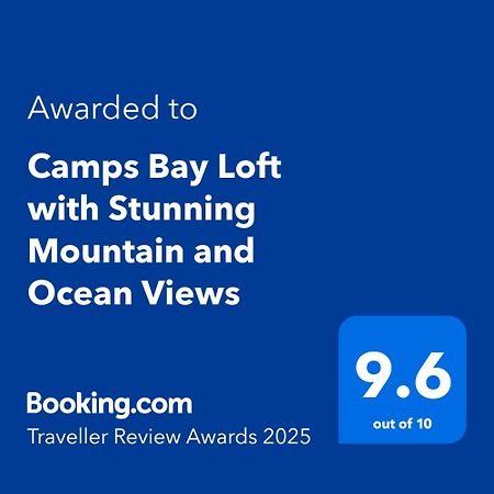 Camps Bay Loft With Stunning Mountain And Ocean Views Lägenhet Kapstaden Exteriör bild